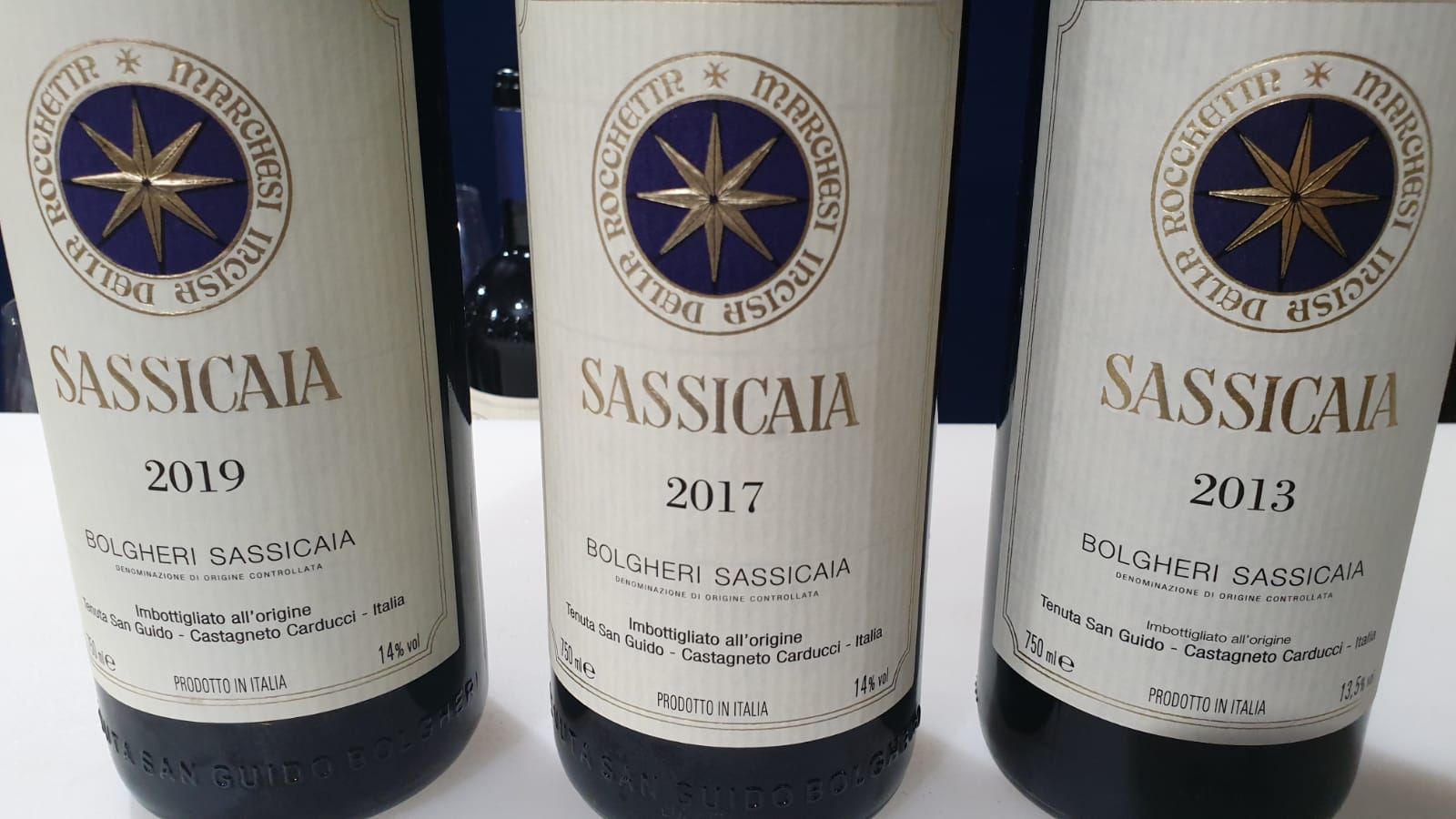 Verticale Sassicaia Vinofòrum Roma 2023